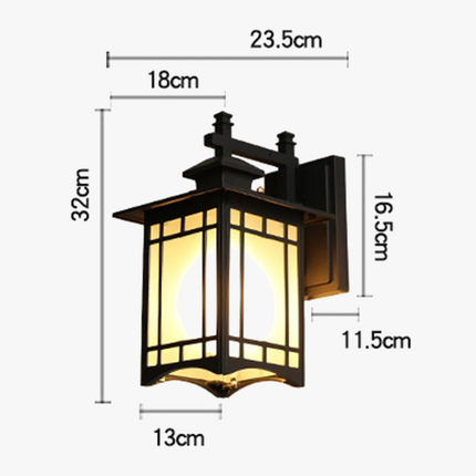 Applique murale LED étanche pour éclairage extérieur jardin et balcon — LZ4N7Q2
