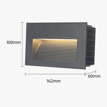 Applique murale LED étanche pour éclairage extérieur jardin et escaliers — LZ4X7P9