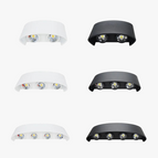 Lumière blanche 4000K / Blanc / 2W (2 têtes)|Étanche