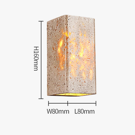 Applique murale LED étanche style japonais pour extérieur de villa — LZ4X9P2