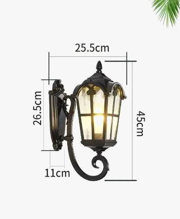 Applique murale LED vintage en aluminium pour extérieur et jardin — LZ4X9T1