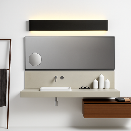 Applique murale longue en aluminium avec éclairage LED intégré — LZ4X9P2