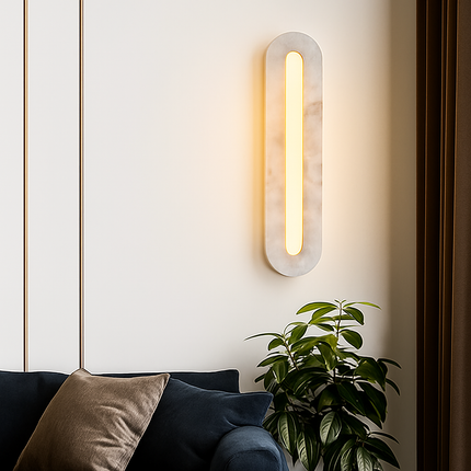applique murale luxe en cuivre et marbre moderne