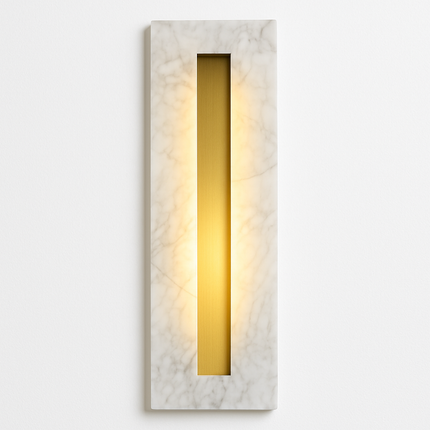 applique murale luxe en cuivre et marbre moderne