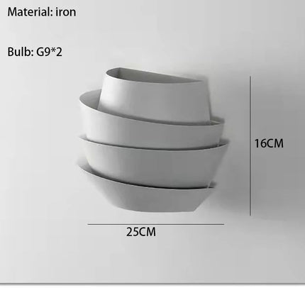Applique murale métallique décorative pour ambiance artistique — LZ4X9V2C