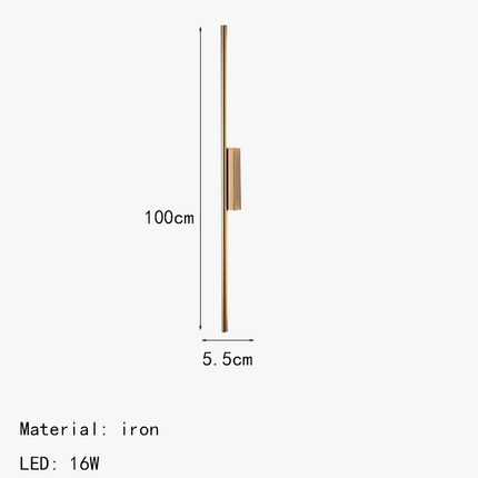 Applique murale minimaliste à intensité réglable pour usages variés — LZ4P9XQ