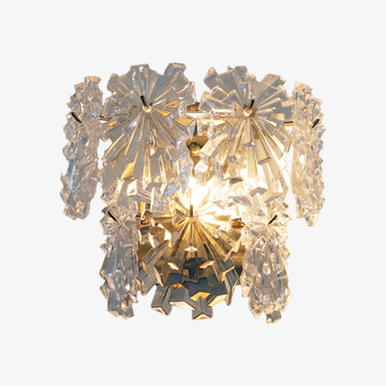 Applique murale moderne avec fleurs en verre de luxe Dynnah — LZ4X9P2Q