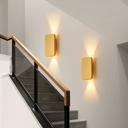 Applique murale moderne en aluminium brossé pour intérieur — LZ4N7Q2