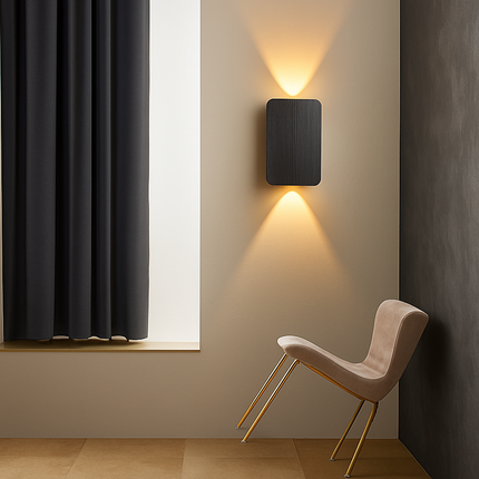 Applique murale moderne en aluminium brossé pour intérieur — LZ4N7Q2