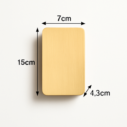 Applique murale moderne en aluminium brossé pour intérieur — LZ4N7Q2