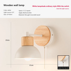Interrupteur à tirette blanche / Blanc chaud (2700-3500K) / Ampoule LED 12 W (max 60 W)