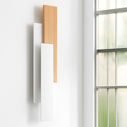 Applique murale en bois naturel au design moderne — LZ4X9T