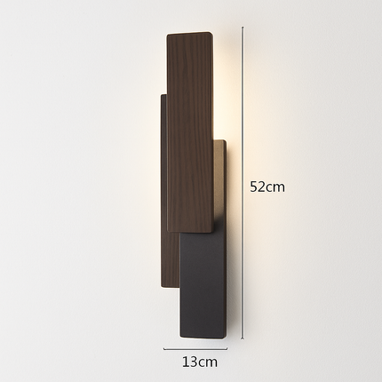 Applique murale en bois naturel au design moderne — LZ4X9T