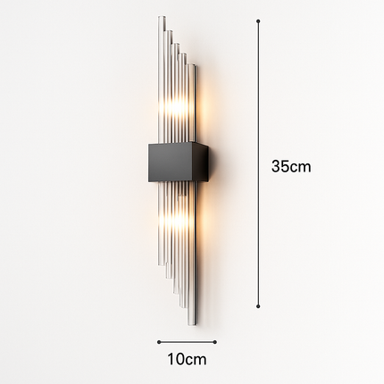 Applique murale design luxe en cristal pour éclairage intérieur — LZ4X9P2