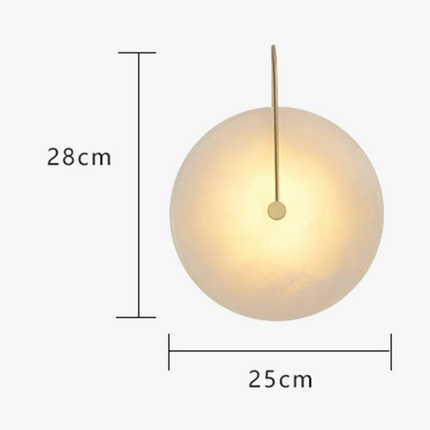 Applique murale LED moderne en cuivre pour décoration intérieure — LZ4X9T2
