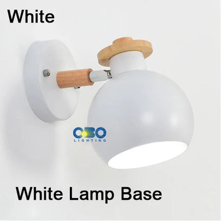 Applique murale moderne en bois et fer avec éclairage LED intégré — LZ4X9P