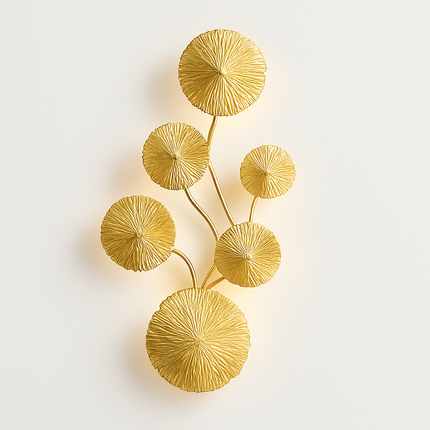 Applique murale design forme feuille de lotus moderne — LZ4X9P