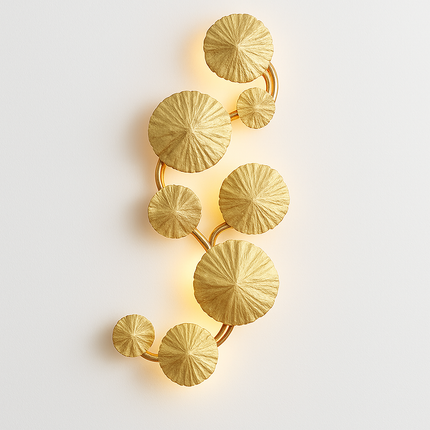 Applique murale design forme feuille de lotus moderne — LZ4X9P