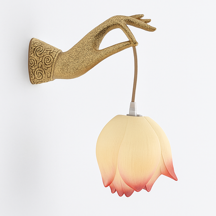 Applique murale design en forme de lotus chinois moderne — LZ4X9JQ