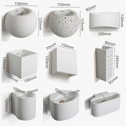 Applique murale décorative et créative en gypse moderne — LZ4T9X