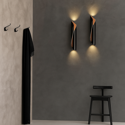 Applique murale cylindrique ouverte en métal Ernest — LZ4X9P2Q