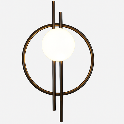 Applique murale ronde moderne en métal Harlow — LZ4G7T9