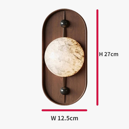 applique murale moderne en marbre de luxe pour intérieur lumineux