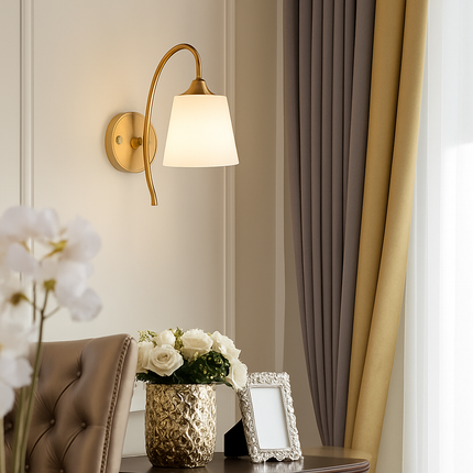 Applique murale en verre de luxe style art déco moderne — LZ4P9XQ