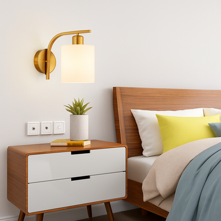 Applique murale en verre de luxe style art déco moderne — LZ4P9XQ