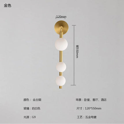 Applique murale en verre au design moderne pour intérieur élégant — LZ4X9P