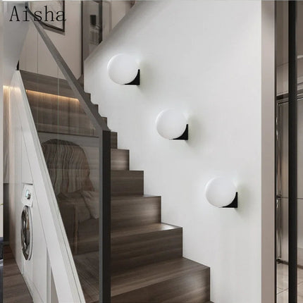 Applique murale en verre pour éclairage industriel moderne — LZ4P9XJ