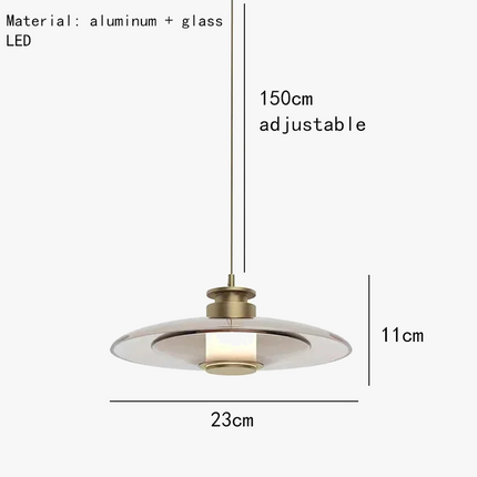 Applique murale en verre pour décoration intérieure moderne et élégante — LZ4T9X