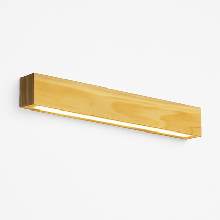 Applique murale LED allongée en bois style nordique moderne — LZ4QX9