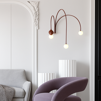 Applique murale LED moderne à 3 arcs Solyne — LZ7D9X