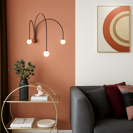 Applique murale LED moderne à 3 arcs Solyne — LZ7D9X