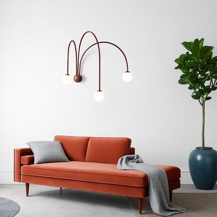 Applique murale LED moderne à 3 arcs Solyne — LZ7D9X