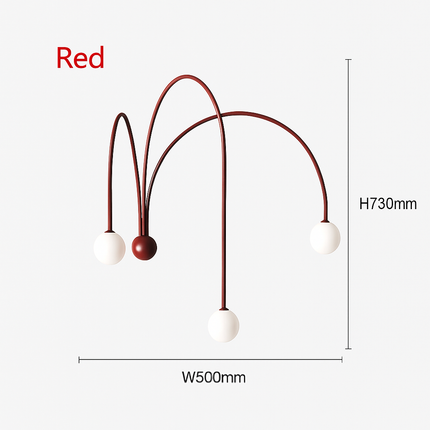 Applique murale LED moderne à 3 arcs Solyne — LZ7D9X