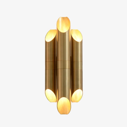 Applique murale LED moderne en tube doré Corden — LZ4N7Q2