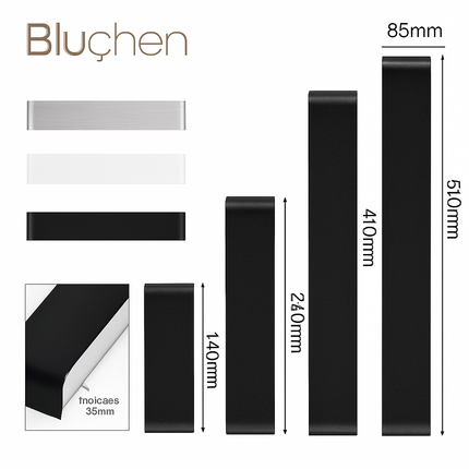Applique murale LED moderne à éclairage haut et bas intérieur — LZ4N7Q2