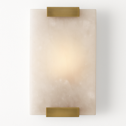 Applique murale LED rectangulaire effet marbre moderne Zinerva — LZ4X9T2