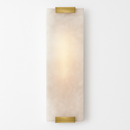 Applique murale LED rectangulaire effet marbre moderne Zinerva — LZ4X9T2