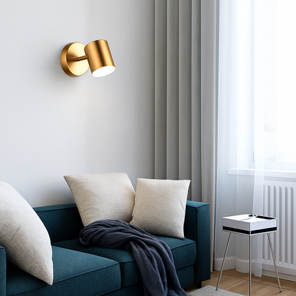 Applique murale LED moderne style spot doré Liudmila — LZ4X9P2
