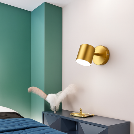 Applique murale LED moderne style spot doré Liudmila — LZ4X9P2
