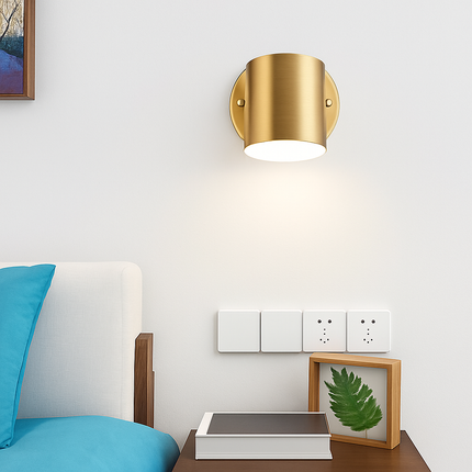 Applique murale LED moderne style spot doré Liudmila — LZ4X9P2
