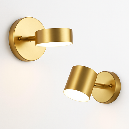Applique murale LED moderne style spot doré Liudmila — LZ4X9P2