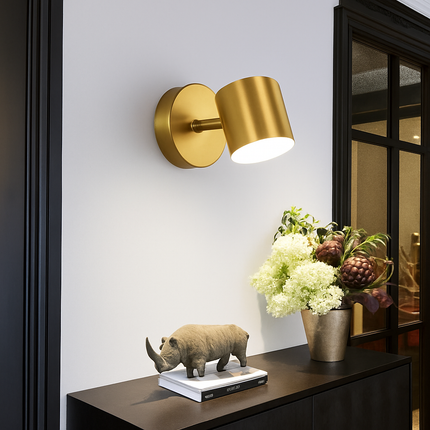 Applique murale LED moderne style spot doré Liudmila — LZ4X9P2