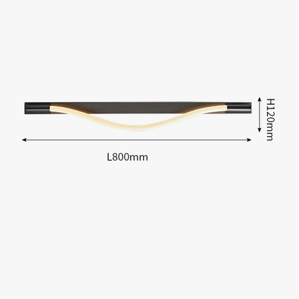 Applique murale en acier inoxydable au design moderne et minimaliste — LZ4M9Q2