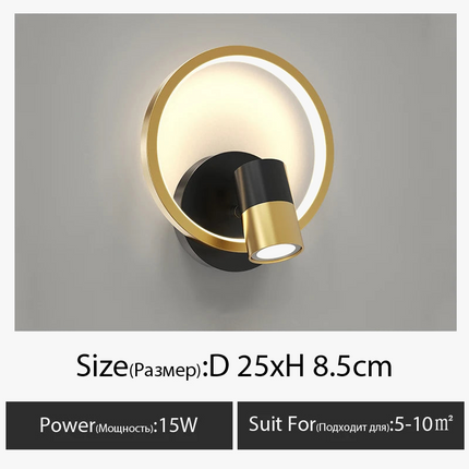 Applique murale moderne minimaliste pour éclairage intérieur élégant — LZ4X9JQ