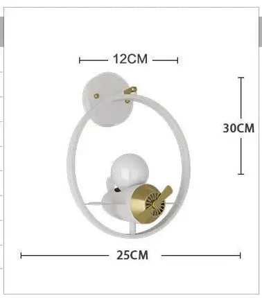 Applique murale moderne avec lumière LED pour chambre d'enfant — LZ4P9XQ