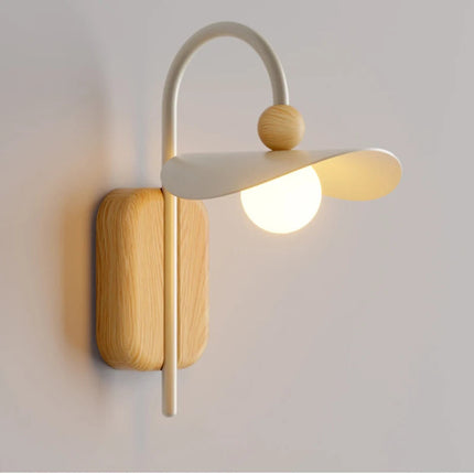 Applique murale LED en bois style nordique pour bureau et restaurant — LZ4X9P2